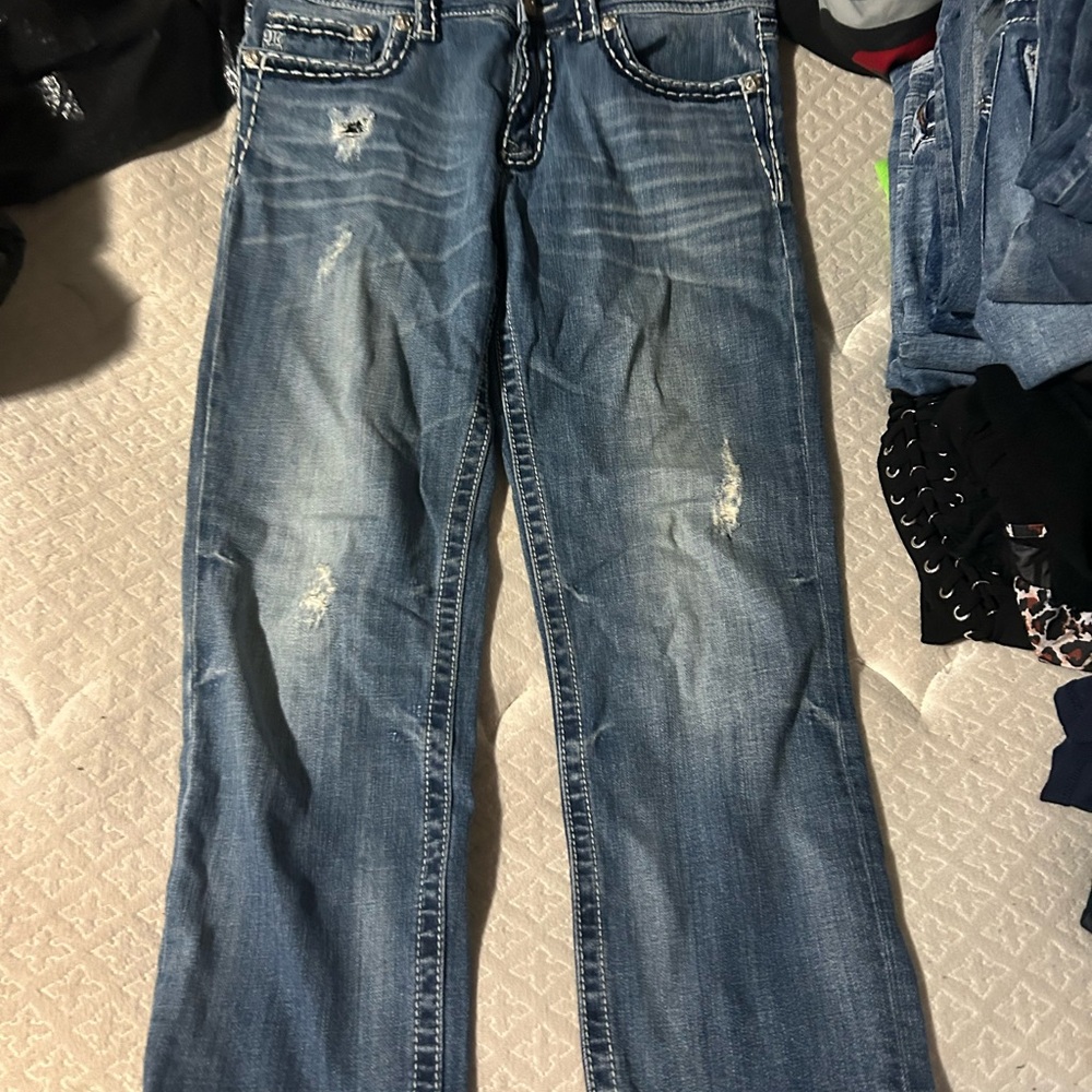 Miss Me Women's Blue Boot Cut Jeans